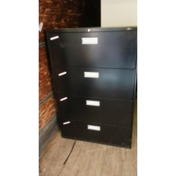 ProSource 4 drawer filing cabinet black